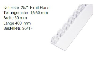 Nutleiste 26/1 F