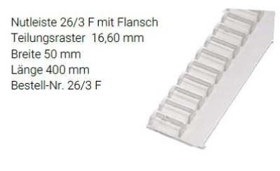 Nutleiste 26/3 F