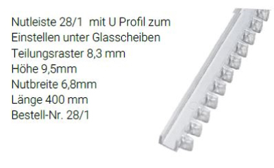 Gross Kunststofftechnik Nutleisten